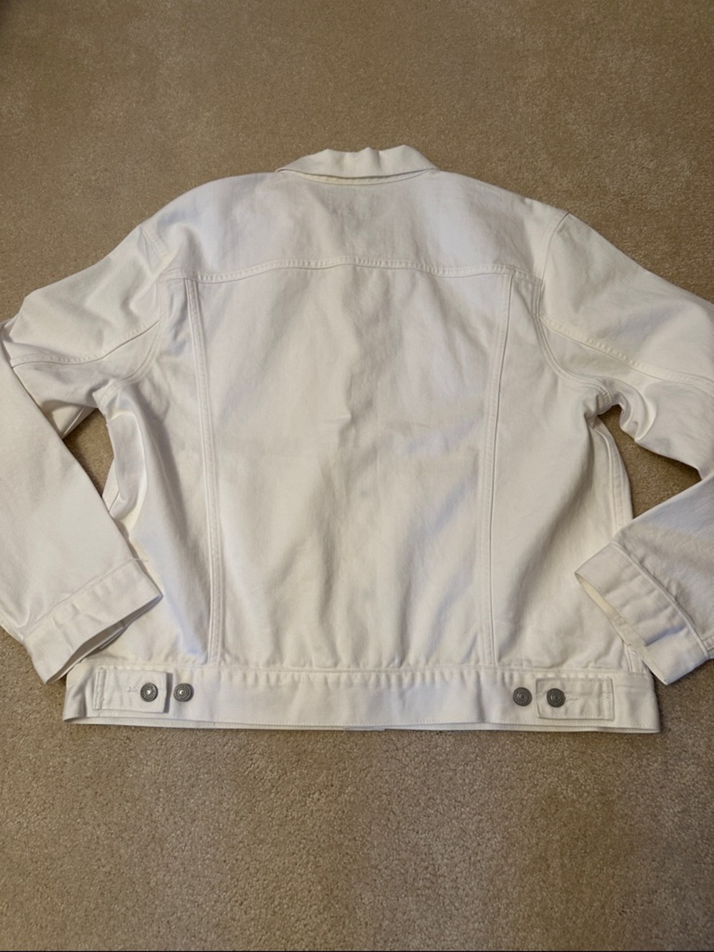 Polo by Ralph Lauren Men's White Denim Trucker Jacket Size XL - Picture 10 of 11
